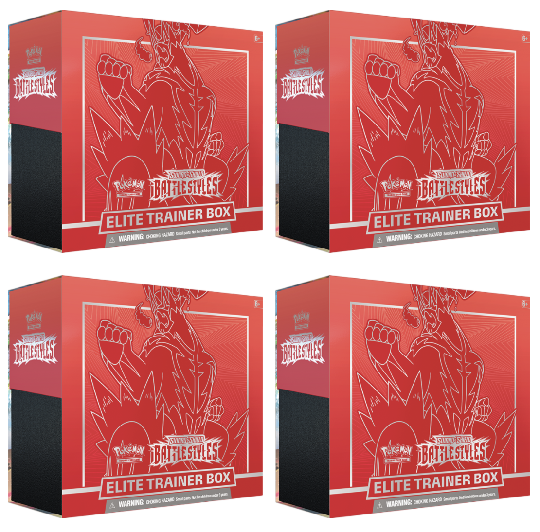 RED POKEMON TCG Battle Styles Elite Trainer Box